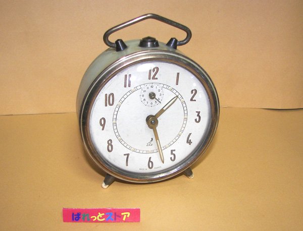 画像1: フランス・JAZ製の目覚まし時計 ”Réveil ” ライトグリーン 1967年絶版