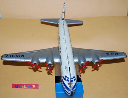 追加の写真2: 国産絶版・ブリキ飛行機 "PAN AMERICAN WORLD AIRWAYS" 【パンアメリカン航空】 ダグラスDC-7