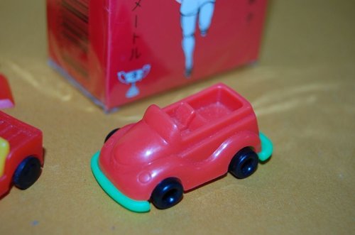 追加の写真2: 江崎グリコ・キャラメルの自動車＆ガソリンスタンド【オマケ４個セット】