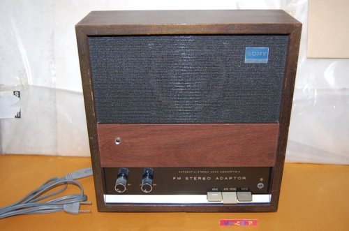 追加の写真1: SONY  8F-48 ＋STA-48 【Solid State Family W】 9石 FM/AMホームラジオ/ 11石 FMステレオアダプターセット 1968年式　ステレオ放送を楽しむソニー　ヴィンテージ・ラジオ