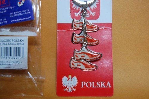 追加の写真1: POLSKA・ポーランド代表サッカーナショナルチーム「EURO 2012年」開催記念サッカースパイクキーフォルダー2012年新品