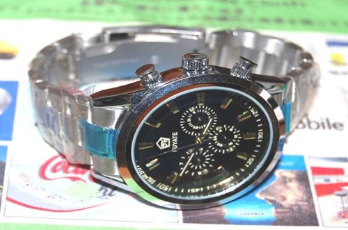 追加の写真2: 2013 FUYATE 機械式自動巻きメンズ　アナログ腕時計【裏面スケルトン】