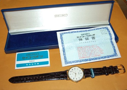 追加の写真3: SEIKO QUARTZ セイコー クォーツ メンズ 1980年製　5931-7030パッケージ付紳士腕時計[電池交換OK]
