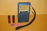 群馬県太田市『おおたエフエム太郎』1998年開局記念ノベルティラジオ三菱電機FM-42RA型 1997年式
