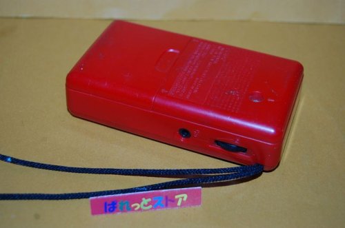 追加の写真3: ソニーICR-S40　AM専用 使いやすい手のひらサイズラジオ・オレンジレッド・1991年日本製