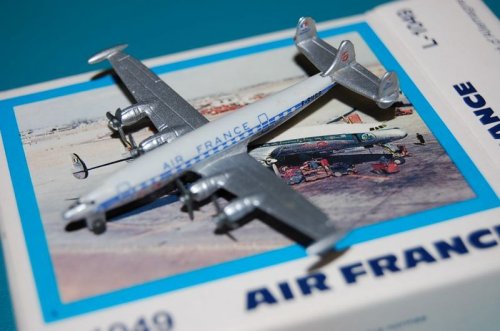 追加の写真3: ドイツ・SCHABAK社製 Nr.934/3 1/600 エールフランス航空 Lockheed Constellation L-1049型・1990年代初期品