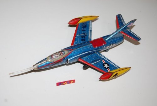 追加の写真2: 増田屋コーポレーション・Modern Toys ブリキおもちゃ・米軍　F-104 BLUE-STAR 1965年製・当時もの