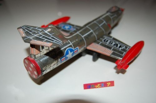 追加の写真3: ASC Aoshin（アオシン）製 ロッキードF-104 ジェット戦闘機 ヴィンテージ・ブリキおもちゃ・当時もの