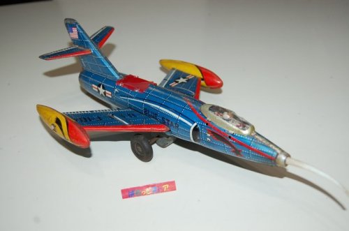 追加の写真1: 増田屋コーポレーション・Modern Toys ブリキおもちゃ・米軍　F-104 BLUE-STAR 1965年製・当時もの