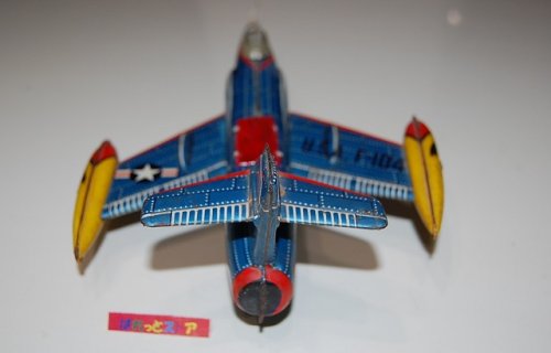 追加の写真3: 増田屋コーポレーション・Modern Toys ブリキおもちゃ・米軍　F-104 BLUE-STAR 1965年製・当時もの