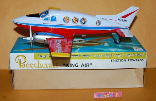 追加の写真3: 国産・絶版ブリキ・MARUSHO 丸彰 ビーチクラフト キングエア (Beechcraft King Air) 1963年 ブリキおもちゃ