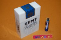 KENT・(Cigarette Pack)"Micronite Filter"キャンペーン用top controls ６石トランジスタラジオ・1967製