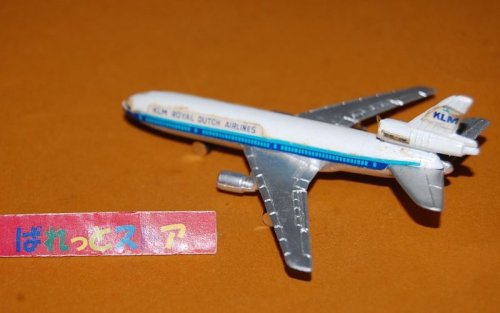 追加の写真1: 増田屋斎藤貿易・ホットウイングスNo.A-115  「KLMオランダ航空　DC-10」 旧デザイン　 1970年ホンコン製Vintage toy