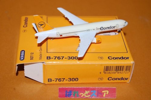 追加の写真1: ドイツ・SCHABAK社製　No.927/2 縮尺1/600 "Condor Airlines" Boeing 767-200 1981年式