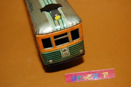 追加の写真2: 野村トーイ・ブリキおもちゃ1955セントラル特急電車『東京』行き・昭和30年製品