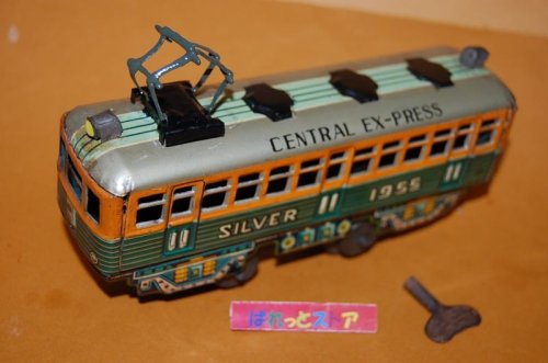 追加の写真1: 野村トーイ・ブリキおもちゃ1955セントラル特急電車『東京』行き・昭和30年製品