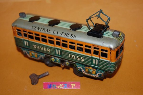画像1: 野村トーイ・ブリキおもちゃ1955セントラル特急電車『東京』行き・昭和30年製品