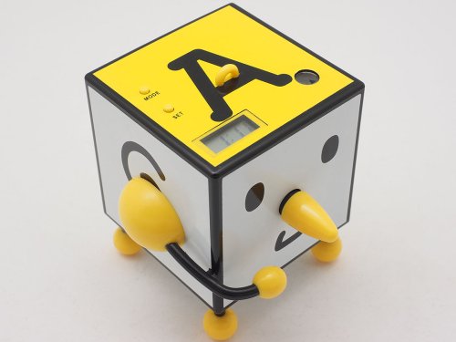 追加の写真2: 朝日放送・ABCラジオ開局50周年 Hypercubic Radio 2001年・"Curious Cube"（好奇心いっぱいの箱）旧マスコットキャラクターラジオ受信機