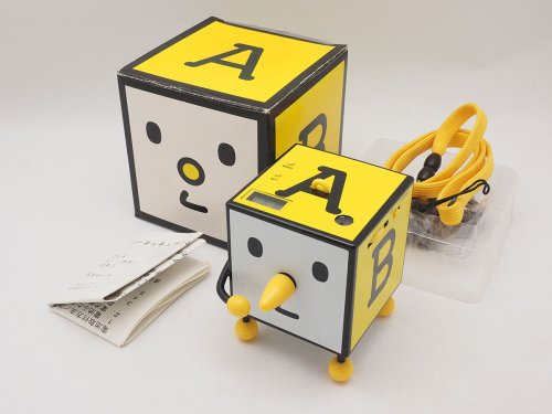 追加の写真1: 朝日放送・ABCラジオ開局50周年 Hypercubic Radio 2001年・"Curious Cube"（好奇心いっぱいの箱）旧マスコットキャラクターラジオ受信機