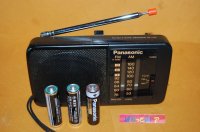 松下電器産業 Model No.RF-U35 ワイドFM受信対応 FM/AM 2バンドラジオ受信機・1989年・日本製 