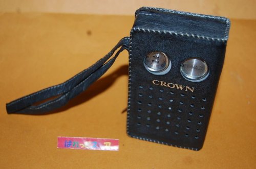 追加の写真3: クラウン・Model TRF-16 エピタキシァルFM 2バンド（FM/AM）9石トランジスタラジオ1965年発売・純正レザーケース付き