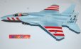 画像1: 日本製・TOMICA SUPER WING No.5 マクドネル ダグラス F-15A 制空戦闘機 イーグル・米国空軍ロサンゼルス航空隊 1979年製・全長19cm (1)