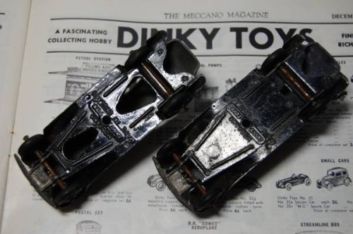 追加の写真2: 英国・DINKY TOYS No.30b Rolls-Royce Coupe 1934年式【戦後初期1946年版オープンシャーシ】・当時物