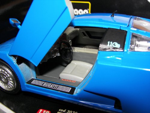 追加の写真1: イタリア・Burago製 No.3035 BUGATTI EB110 - 1991年式ブルー【1/18スケール】・1992年発売品・当時物