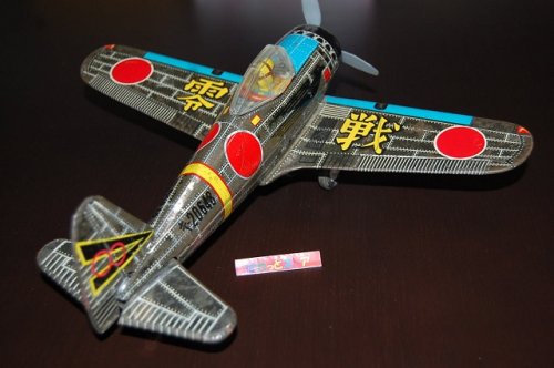 追加の写真3: DAITO 大東株式会社 零式戦闘機ブリキのおもちゃ・　1950年代当時物・大きなゼロ戦のおもちゃ