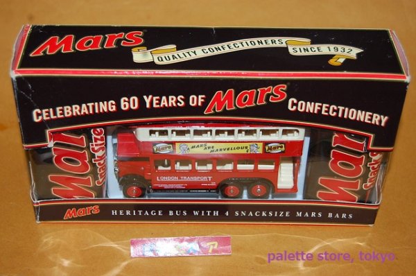 画像1: 英国・LLEDO"Days Gone"製ロンドン交通局ダブルデッカーバス+「Mars」チョコレート創業60周年記念コラボレーションアイテム・1992年英国製品