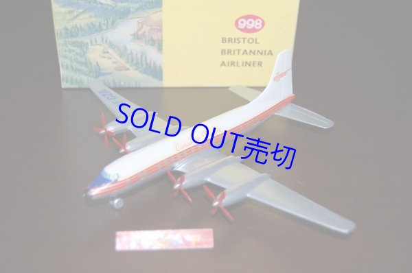 画像1: 英国・DINKY SUPERTOYS - BRISTOL BRITANNIA 1958 "CANADIAN PACIFIC" AIRLINER・1959年当時物