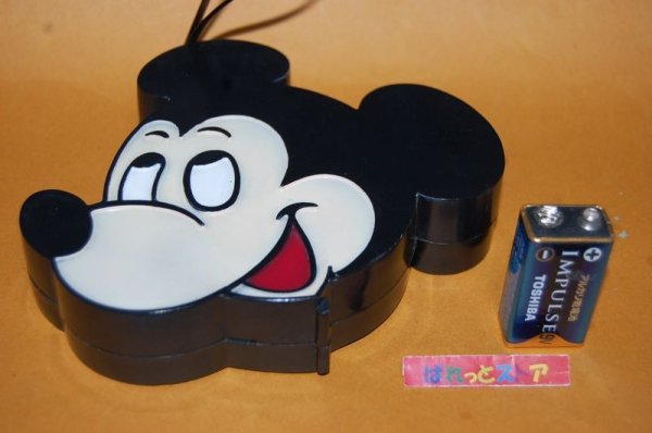 画像1: 米国・Walt Disney Productions No.179　5石トランジスタラジオ受信機"Mickey Mouse Radio" 1973年・ホンコン製造品