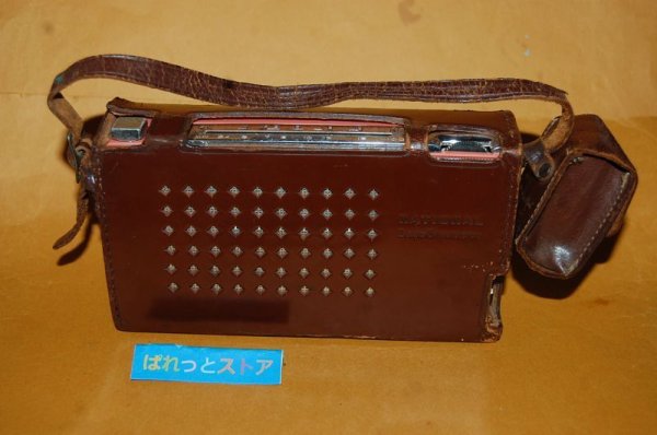 画像3: 松下電器産業・Model No.T-40 2バンド(SW/MW)８石トランジスタラジオ受信機・1960年日本製・革ケース＆当時物イヤホン付き