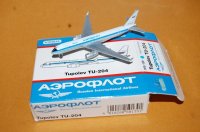 ドイツ・SCHABAK社製No.923/139 縮尺1/600スケール "Aeroflot Russian Airlines" Tupolev TU-204 1991 ロシア連邦国旗
