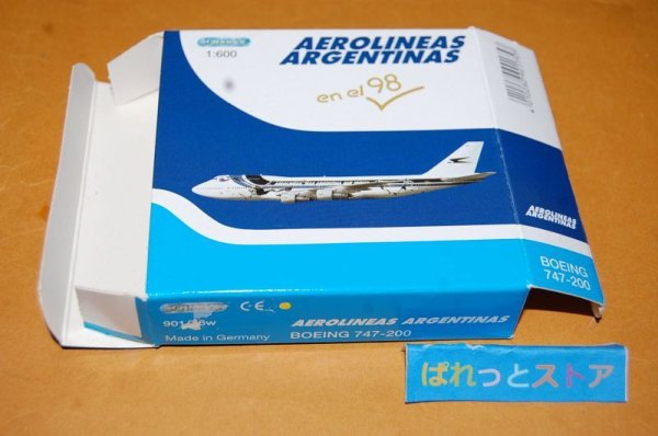 画像3: ドイツ製・SCHABAK社 Nr.901/76W AEROLINEAS ARGENTINASA   BOEING 747-200 "en el 98"・1998年FIFA限定モデル