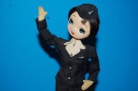 羽田・東京国際空港　みやげ品店　スチュワーデスのポーズ人形 ・昭和35年（1960年）ころ日本製