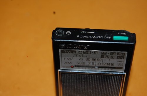 追加の写真1: ソニー Model:ICF-S55V　FM/AM・TVラジオ受信機『ザ・感度 NEW スーパースター』・1985年日本製 