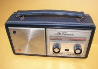 ナショナル　R-145 【NATIONAL PANASONIC R-145 】ポータブルラジオ　1964年型　紺色  ＃１