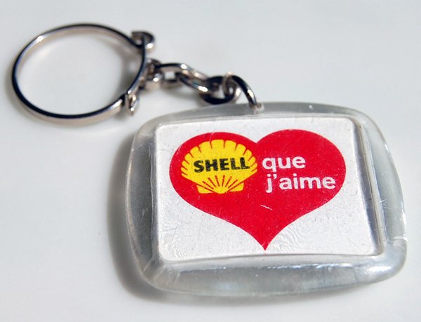 画像1: フランス・キーホルダー石油メーカー"SHELL- gue j'aime”のクラシックカー写真