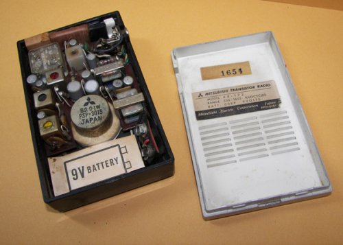 追加の写真3: 三菱電機　MODEL 6X - 172　トランジスターラジオ　1965