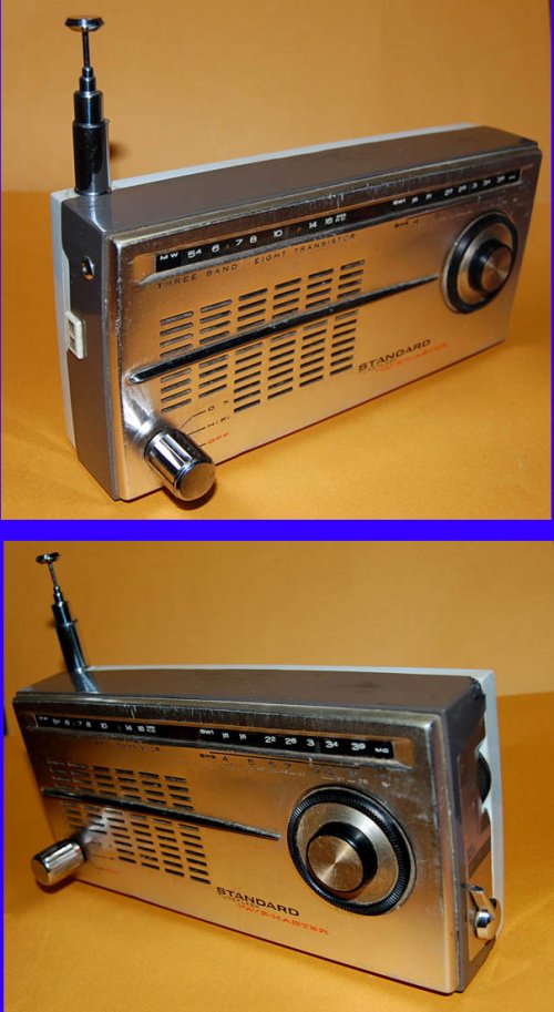 追加の写真2: Standard Tuneflash Wave-Master SR-H115 8石ラジオ 1961年型 茶革ケース付　