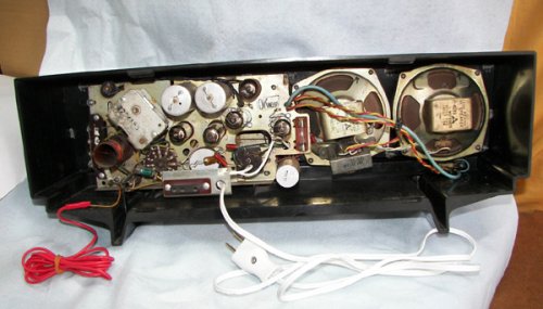 追加の写真3: ナショナル ”Wide Sonic Super／ワイド　ソニック　スーパー” ２スピーカー付真空管ラジオ 1962