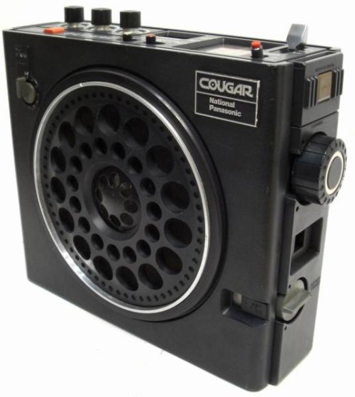 追加の写真1: 松下電器　パナソニック　COUGAR  Model RF-888 吠えろクーガー！COUGAR　1973年型・家庭用コンセント電気コード付き