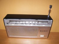 ソニー・TR-819　2バンド(BC・SW) 8石トランジスターラジオ 1962年型　【ＡＣアダプター端子増設品】