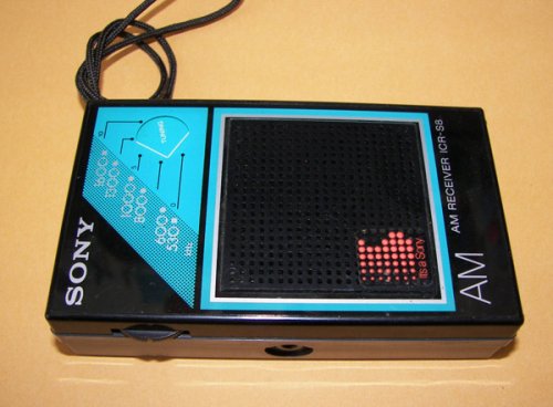 追加の写真1: SONY RADIO Model ICR-S8 Transister １９８４年型