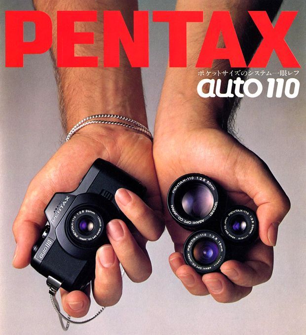 ASAHI PENTAX auto110ボディー＆ 50mm F2.8望遠レンズ＆純正ケース付き・一眼レフカメラ1979年式・限定版マルーンカラー -  ぱれっとストア ◎ Palette Store