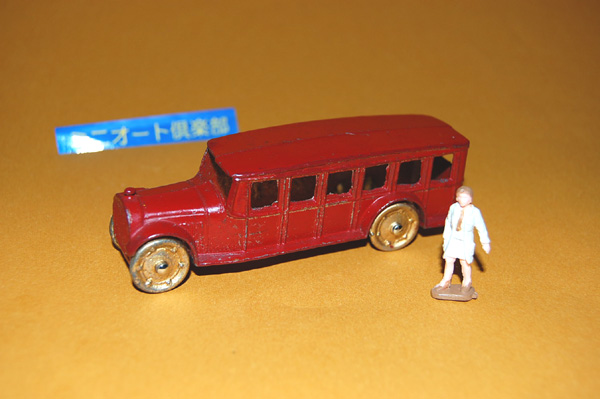 戦前米国・TOOTSIE-TOY製☆FAGEOL SAFETY COACH 1926アメリカ路線バス／ブラウン　カラー