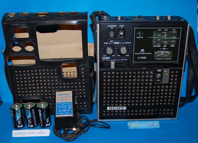 ソニー ICF-5500 スカイセンサーFM/AM/SW 3 BAND 1972年・日本製・純正