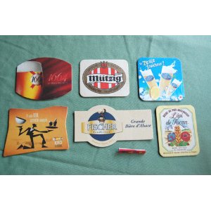 画像: France coasters 6枚セット　＃２