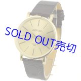 画像: クラシック丸型♪アナログ腕時計【MINGBO・2014年製】 新品